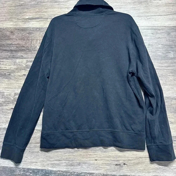 NBA Philadelphia 76ers Long Sleeve Tee Black and Gray Half Zip - Picture 5 of 6